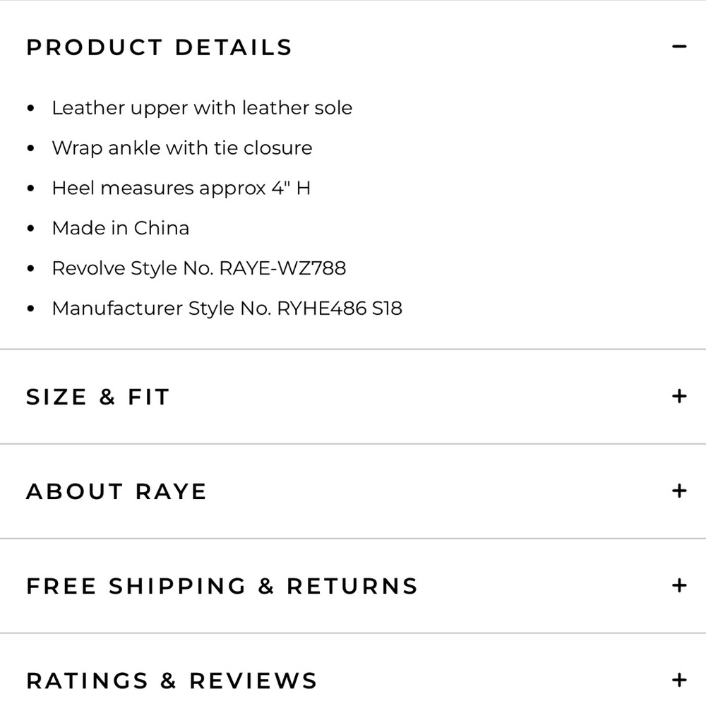 Revolve RAYE Anthea Strappy Heels - Picture 12 of 12